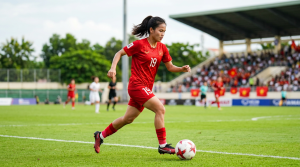 Chân dung nữ cầu thủ chạy cánh tài năng Nguyễn Thị Thanh Nhã