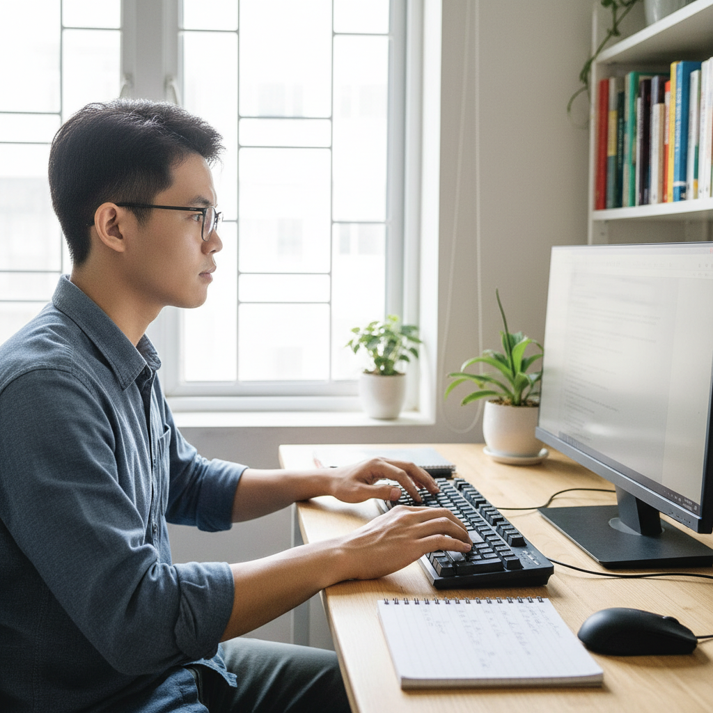 tập gõ phím nhanh