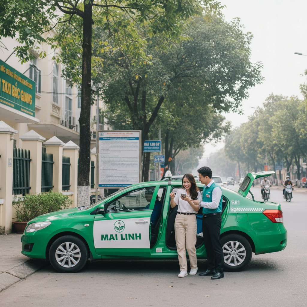 taxi mai linh bắc giang