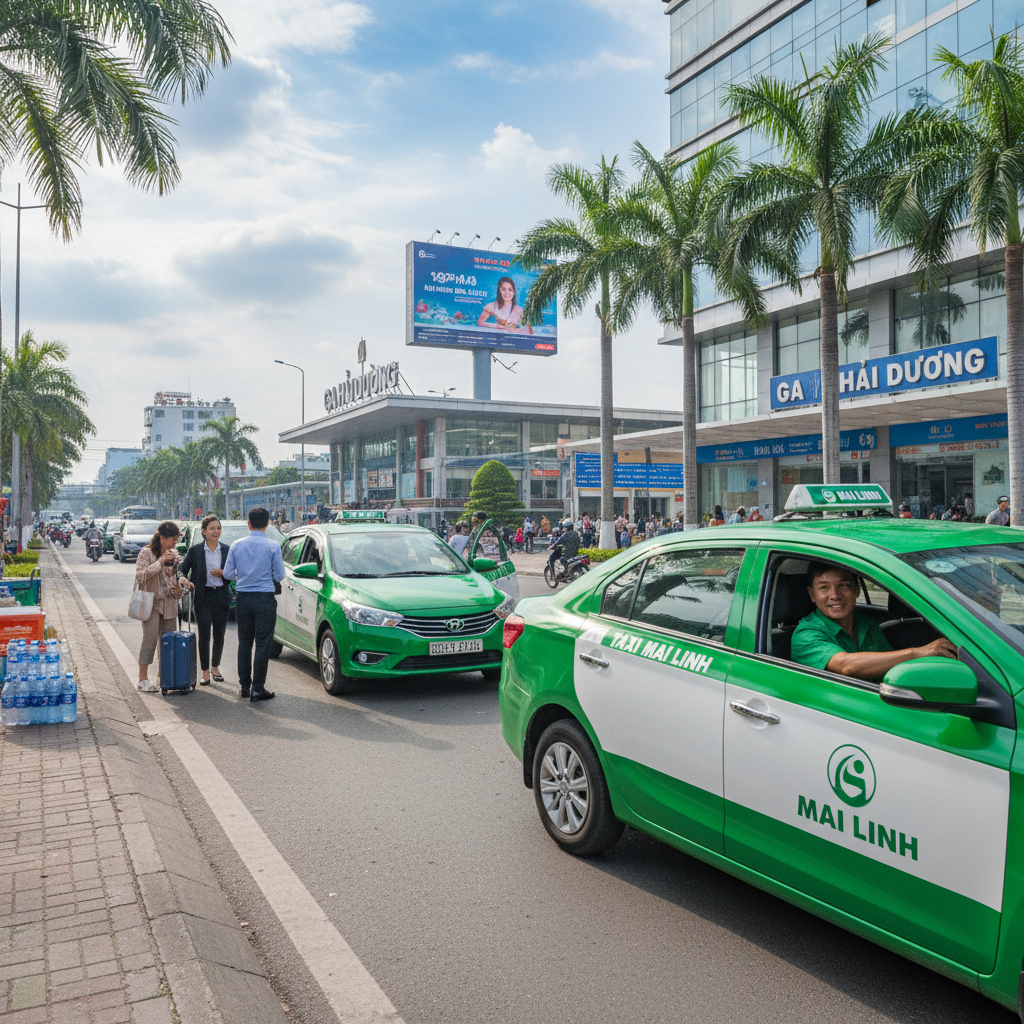 taxi mai linh hải dương