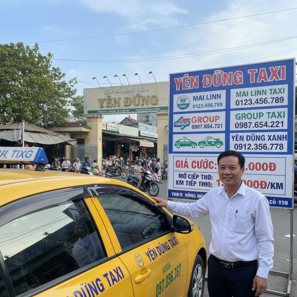 taxi yên dũng