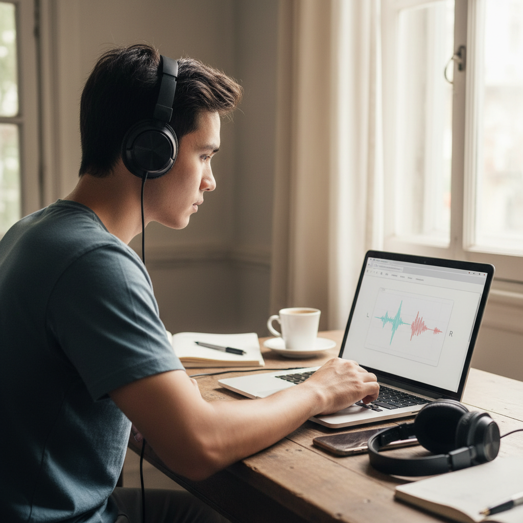 test tai nghe trái phải