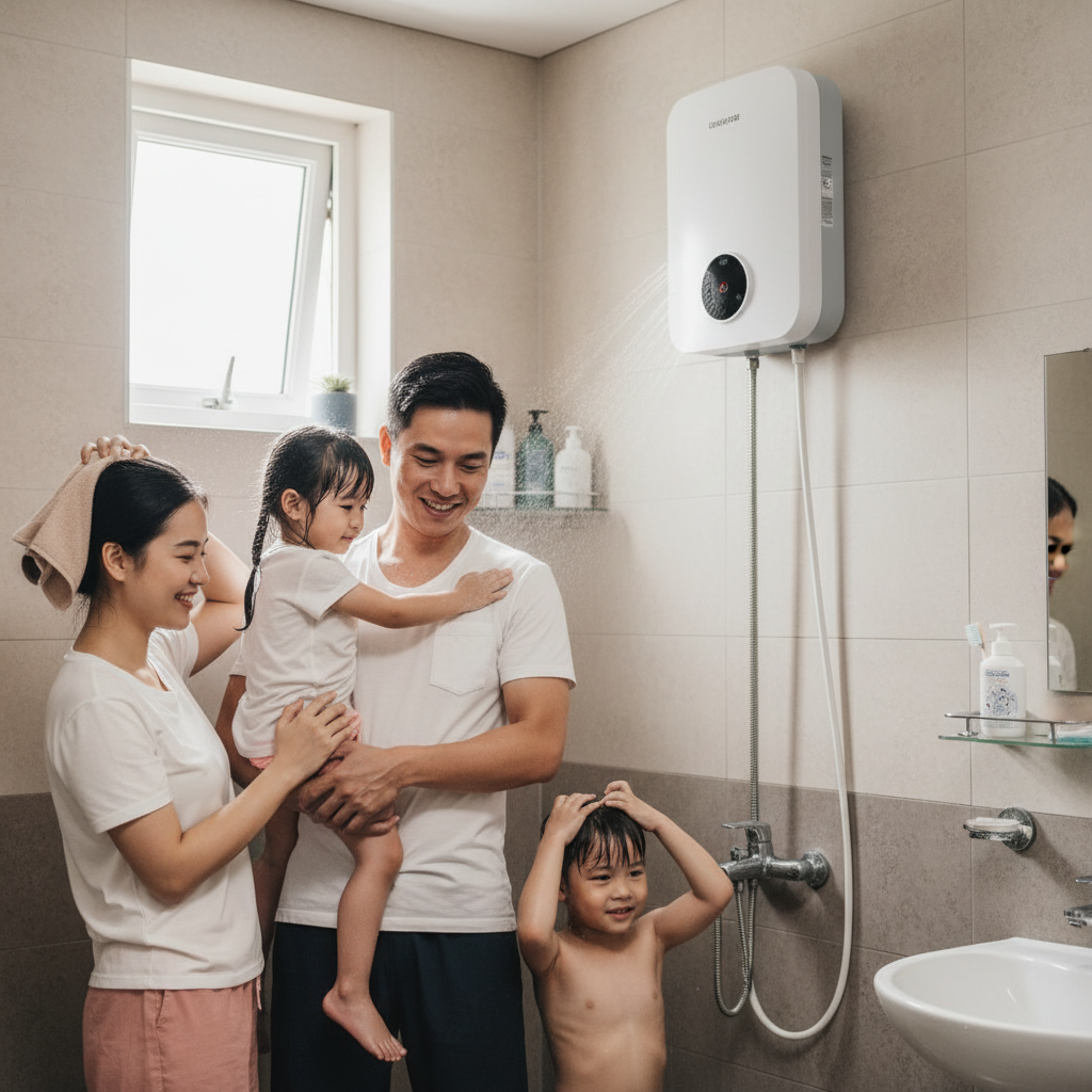 vai trò máy nước nóng