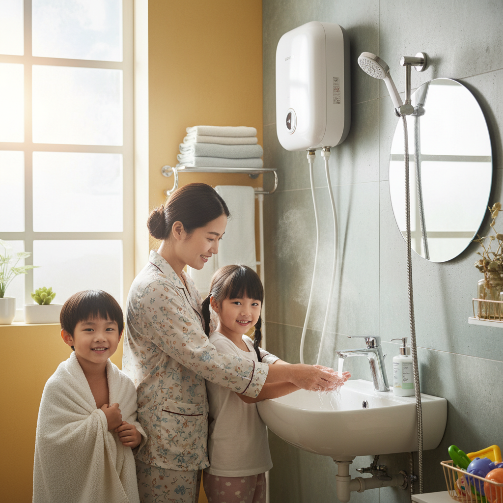 vai trò máy nước nóng