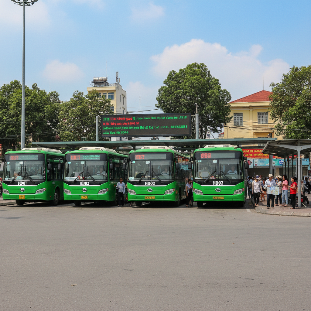 xe buýt hải dương