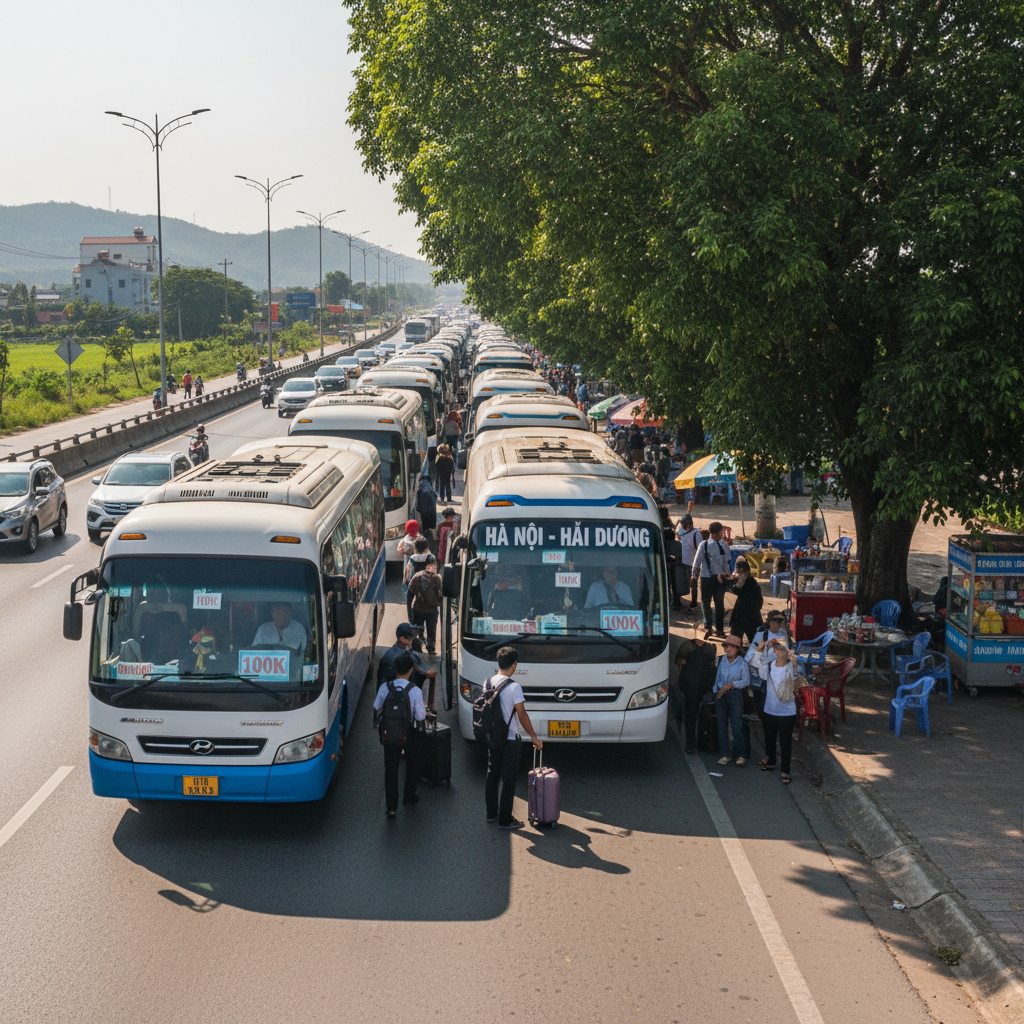 xe đi hà nội - hải dương 100k